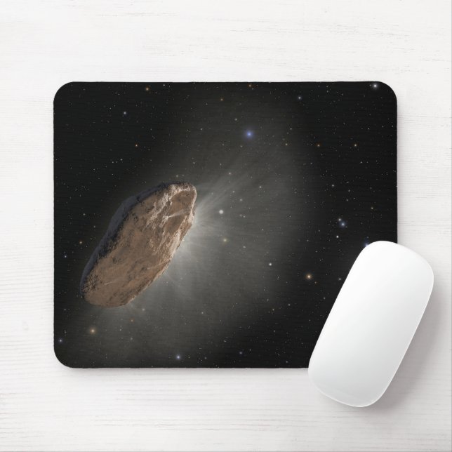 The Wayward Interstellar Object Oumuamua. Mouse Mat (With Mouse)