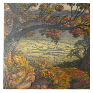 The Weald of Kent, c.1827-28 (w/c & gouache on pap Tile