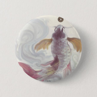 The Wealth Hungry Carp Button