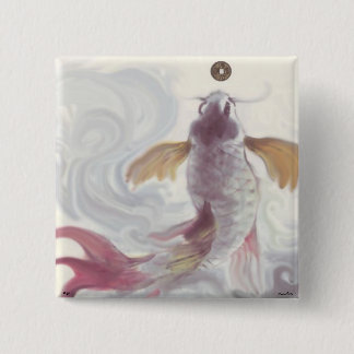 The Wealth Hungry Carp Button