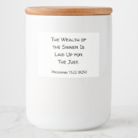 The Wealth of the Sinner Is Laid Up for the Just.
