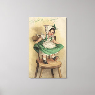 The Wearing of the Green Canvas Print