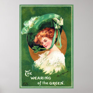 The Wearing Of The Green Vintage Poster