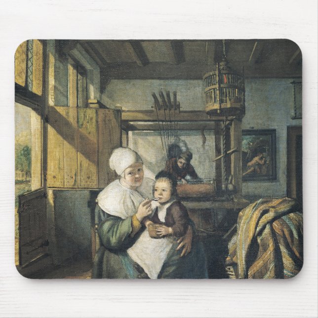 The Weaver's Workshop Mouse Mat (Front)