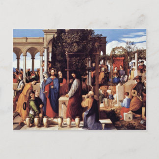 The Wedding At Cana By Julius Schnorr Von Carolsfe Postcard