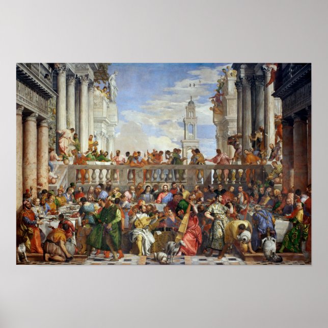 The Wedding at Cana by Paolo Veronese - Poster (Front)