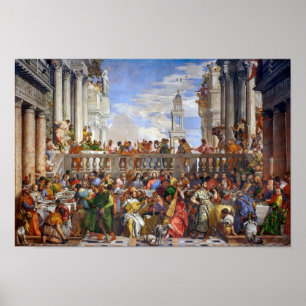 The Wedding at Cana   Paolo Veronese   Poster