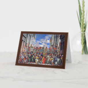 The Wedding At Cana., Wedding At Cana, Card
