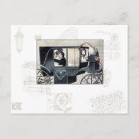 The Wedding Carriage Postcard