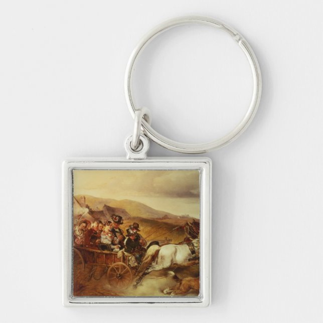 The Wedding Cart Key Ring (Front)
