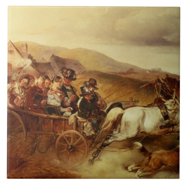 The Wedding Cart Tile (Front)