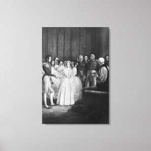 The wedding ceremony canvas print