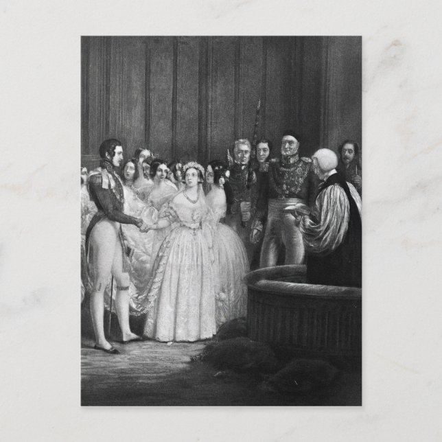 The wedding ceremony postcard (Front)