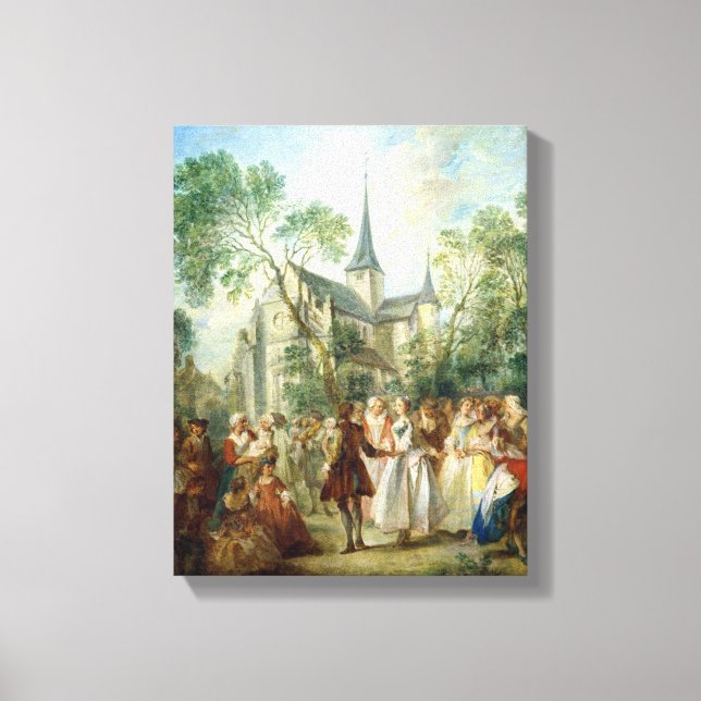 The Wedding Dance Canvas Print (Front)