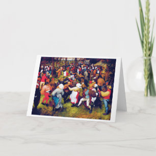 The Wedding Dance, Pieter Bruegel Card