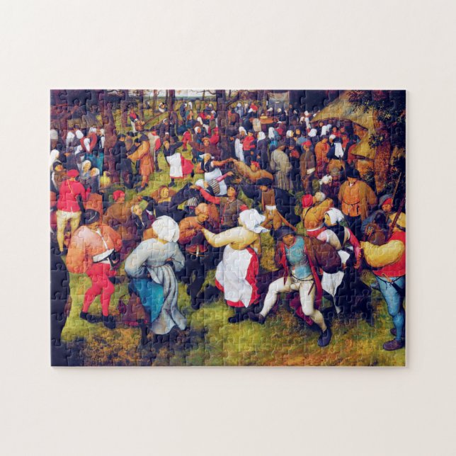 The Wedding Dance, Pieter Bruegel Jigsaw Puzzle (Horizontal)