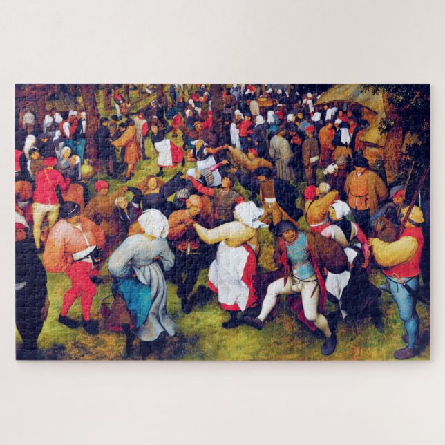 The Wedding Dance, Pieter Bruegel Jigsaw Puzzle (Horizontal)