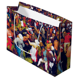 The Wedding Dance, Pieter Bruegel Large Gift Bag
