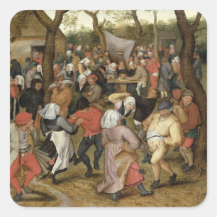 The Wedding Feast Square Sticker