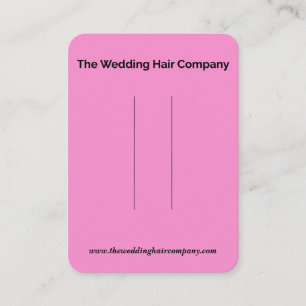 The Wedding Hair Company Business Card