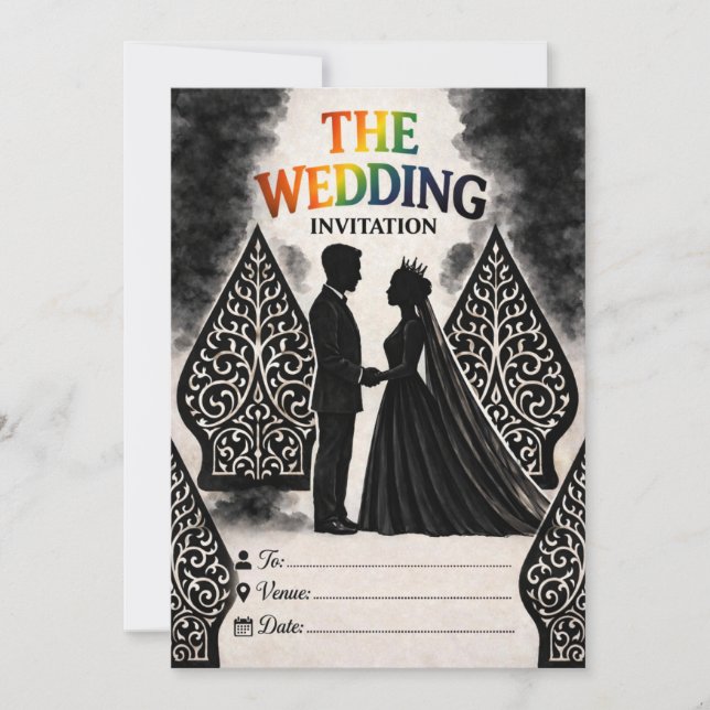 The wedding Invitation  (Front)