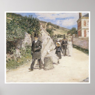 The Wedding March, 1892 Theodore Robinson Poster