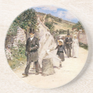 The Wedding March by Robinson, Vintage Newlyweds Coaster