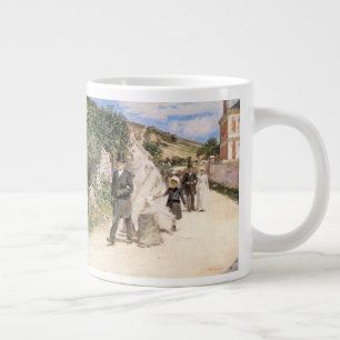 The Wedding March by Robinson, Vintage Newlyweds Large Coffee Mug