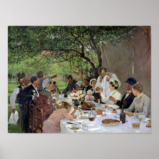 The Wedding Meal at Yport, 1886 Poster (Front)