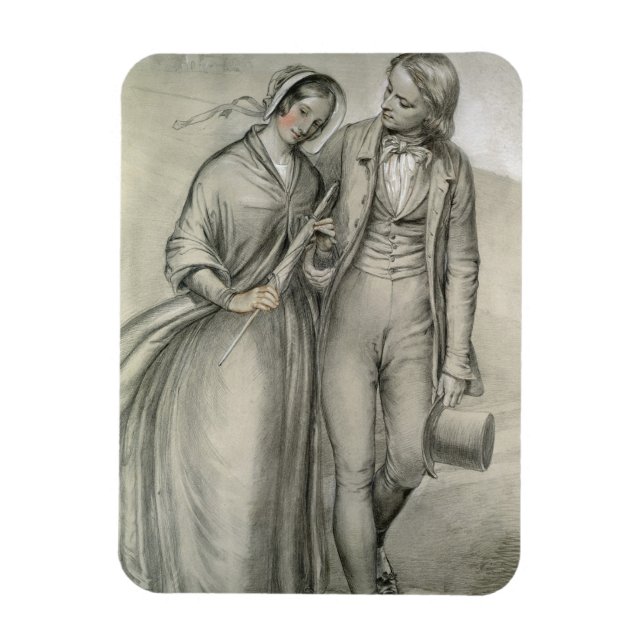 The Wedding Morning - The departure, c.1846 Magnet (Vertical)