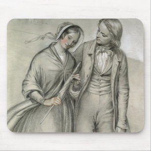 The Wedding Morning - The departure, c.1846 Mouse Mat