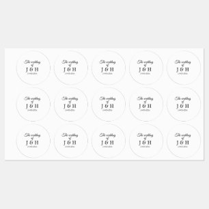 The wedding of add couple name initial letter date