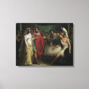 The Wedding of Alexander the Great  and Roxana Canvas Print