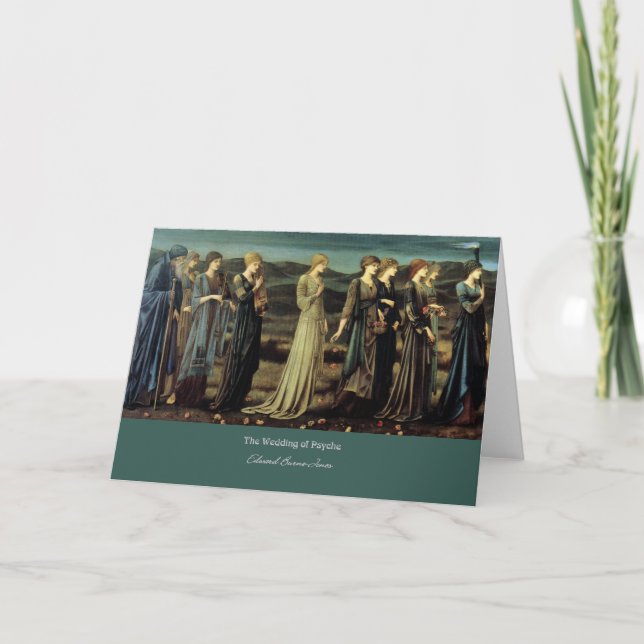 "The Wedding of Psyche", by Edward Burne-Jones Card (Front)