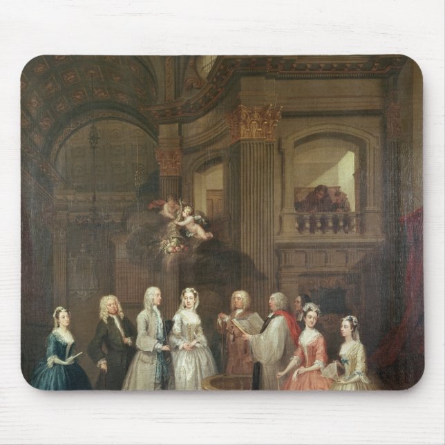 The Wedding of Stephen Beckingham and Mary Cox Mouse Mat (Front)