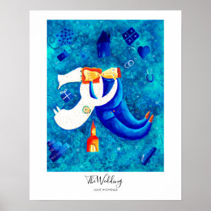 The Wedding Painting Poster