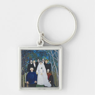 The wedding party, c.1905 key ring