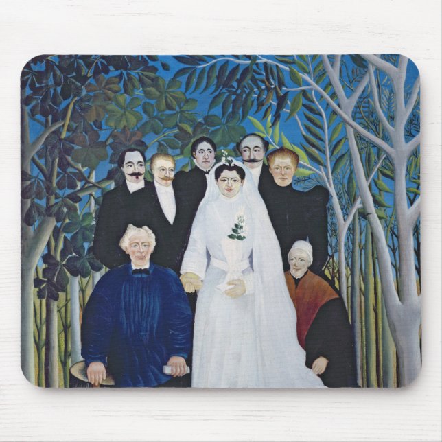 The wedding party, c.1905 mouse mat (Front)