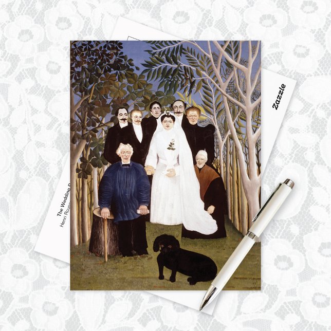 The Wedding Party Henri Rousseau Postcard (Creator Uploaded)
