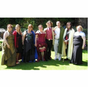 The Wedding Party Stand-up Standing Photo Sculpture