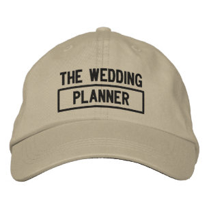 The Wedding Planner Headline Embroidery Embroidered Hat