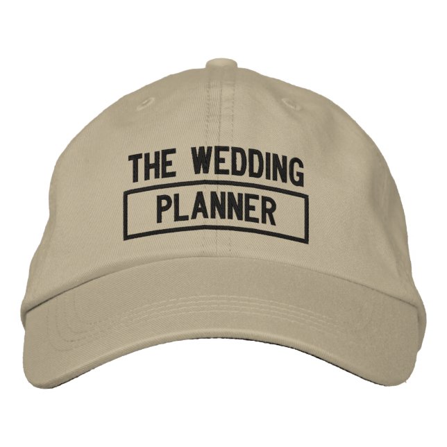 The Wedding Planner Headline Embroidery Embroidered Hat (Front)