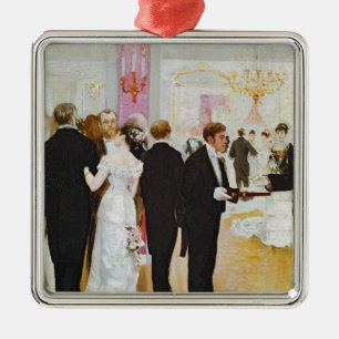 The Wedding Reception, c.1900 Metal Tree Decoration