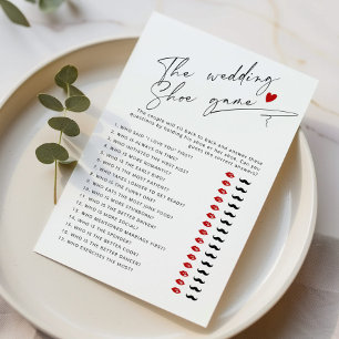 The wedding shoe game Script Bridal shower game