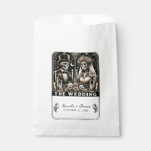 THE WEDDING Tarot Skeletons Bride & Groom Favour Bags