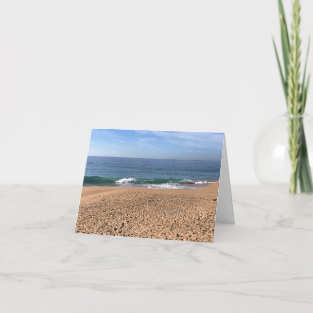 The Wedge, Newport Beach, California Thank You Card (Front)