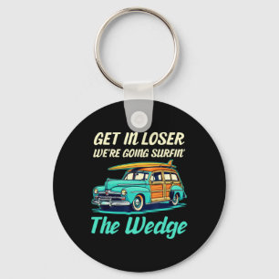 The Wedge Newport Beach California Women Men Vinta Key Ring
