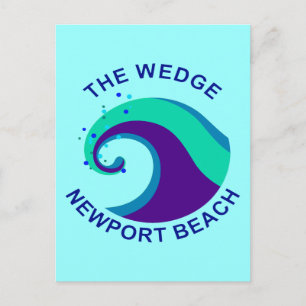 The Wedge, Newport Beach Postcard