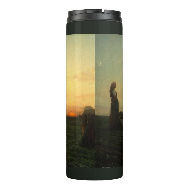 The Weeders - Jules Breton 1868 Fine Art Painting  Thermal Tumbler (Back)