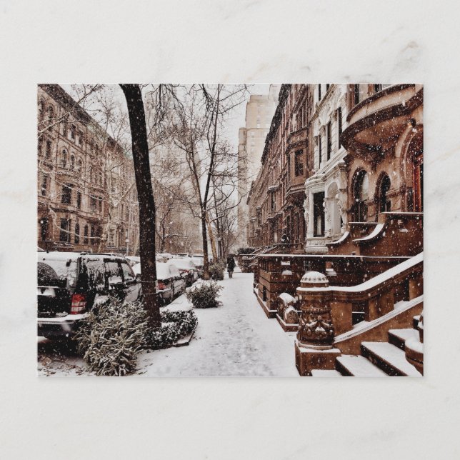The Week After Christmas On The Upper West Side Holiday Postcard (Front)